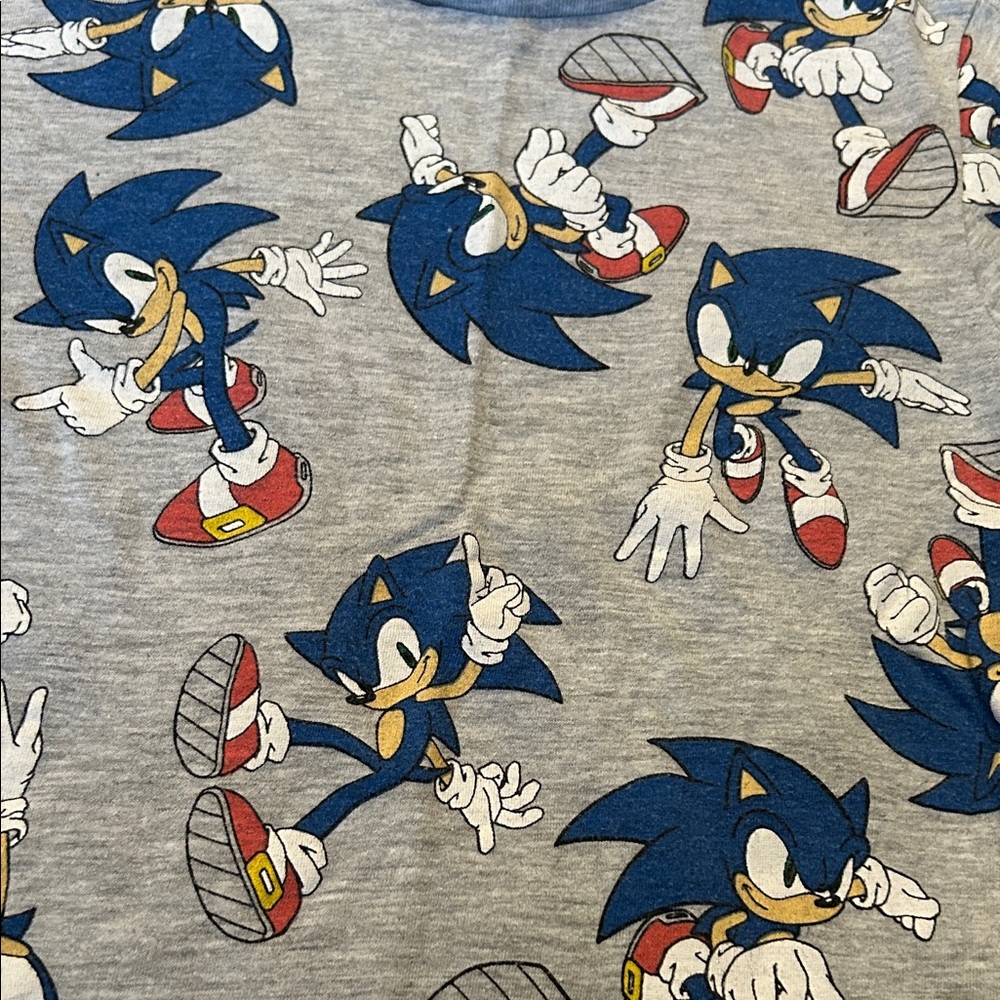 Sonic the Hedgehog Kids Tee - Blue and Gray - Picture 2 of 3